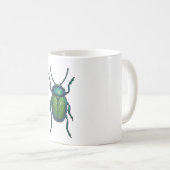 The tansy beetle koffiemok (Voorkant rechts)