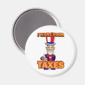 The Taxman Cometh Magneet (Voorkant / Achterkant)
