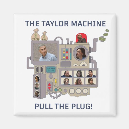 The Taylor Machine Magneet (Voorkant)