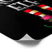 The Teacher Elf Shirt Matching Family Funny Christ Poster (Hoek)