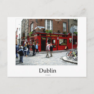 The Temple Bar, Dublin, Ierland Briefkaart