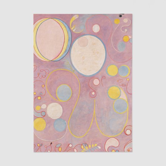 The Ten Largest No. 8 Adulthood, Hilma af Klint Tissuepapier (Voorkant)