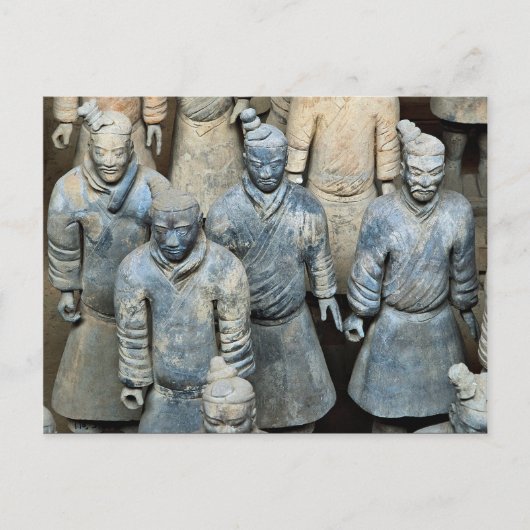 The Terra-cotta Warriors, Xi'an, China Briefkaart (Voorkant)
