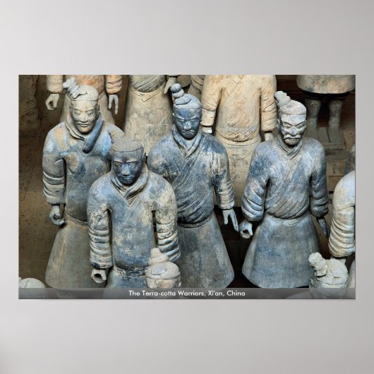 The Terra-cotta Warriors, Xi'an, China Poster (Voorkant)