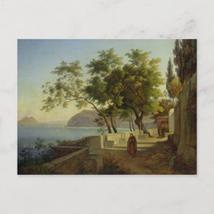 The Terrace of the Capucins in Sorrento, 1828 Briefkaart