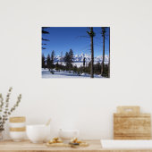 The Tetons in February Poster (Keuken)