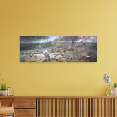 The TFrench on Hill 468 - Wrapped Canvas Afdruk (Insitu (Woonkamer))