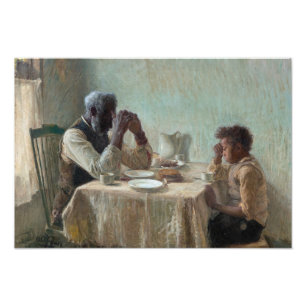 The Thankful Poor, 1894 by Henry Ossawa Tanner Foto Afdruk