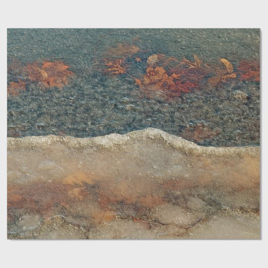 The Thaw Abstract Photographic Art Cadeaupapier (Vlak)