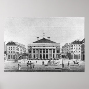 The Theater de l'Odeon, 1830 Poster