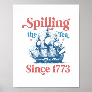 The Thee aan het Leken Sinds 1773, Patriottisch, 4 Poster