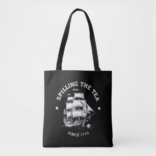 The Thee Morsen Sinds 1773 Grappige 4e Juli Draagtas