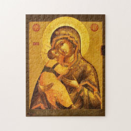 The Theotokos and Christ Child Orthodox Icon Legpuzzel