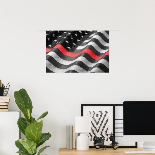 The Thin Red Line Poster (Thuiskantoor)