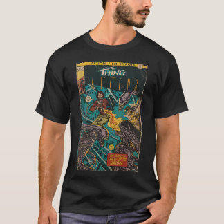 The Thing vs. Aliens Fan Art Comic Hoesje T-shirt