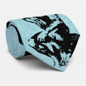 The Thinker by Auguste Rodin - Stropdas (Opgerold)