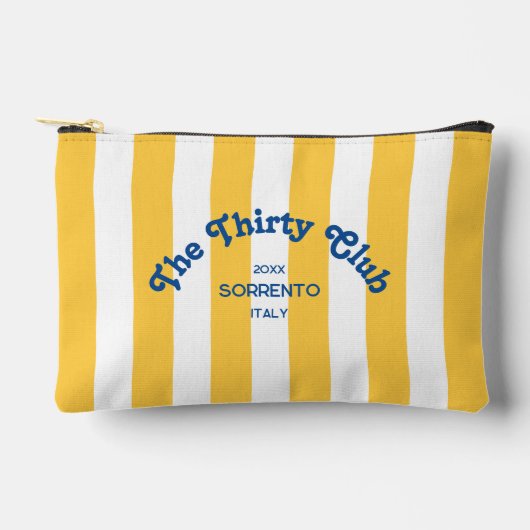 The Thirty Club Yellow Stripe 30th Birthday Etui (Voorkant)