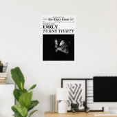 The Thirty Times Newspaper 30th Birthday Poster (Thuiskantoor)