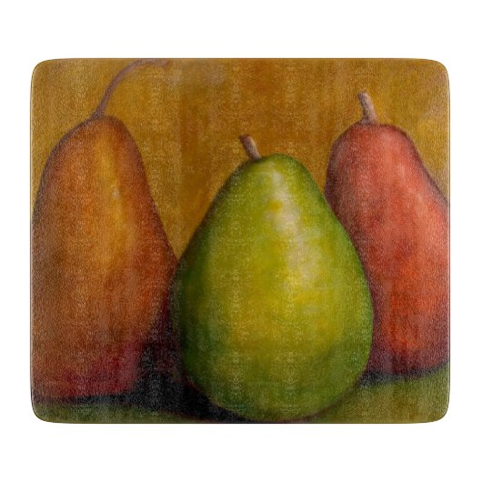 "The Three Amigos" Vibrant Pear Trio Snijplank (Voorkant)