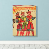 The Three Magi, detail van de Nativiteit Canvas Afdruk (Insitu (Houten vloer))