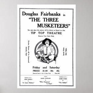The Three Musketeers 1922  film and poster