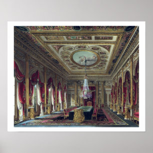 The Throne Room, Carlton House, uit 'The History' Poster