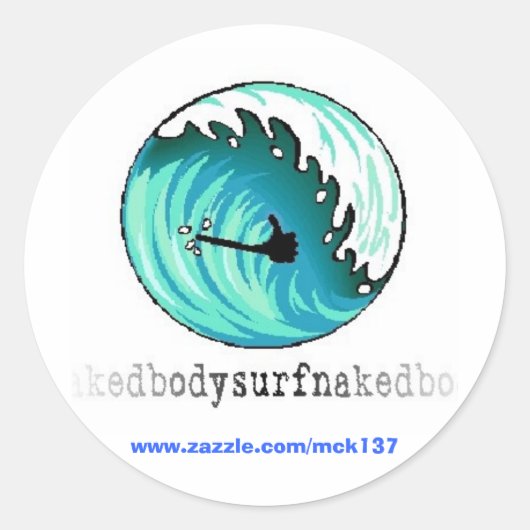 The Thumb's Up sticker van BSN Bodysurfing Appare (Voorkant)