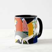 The Thundershower Modern Art Mug Mok (Voorkant rechts)