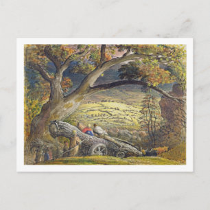 The Timber Wain, c.1833-34 (w/c & gouache op papie Briefkaart