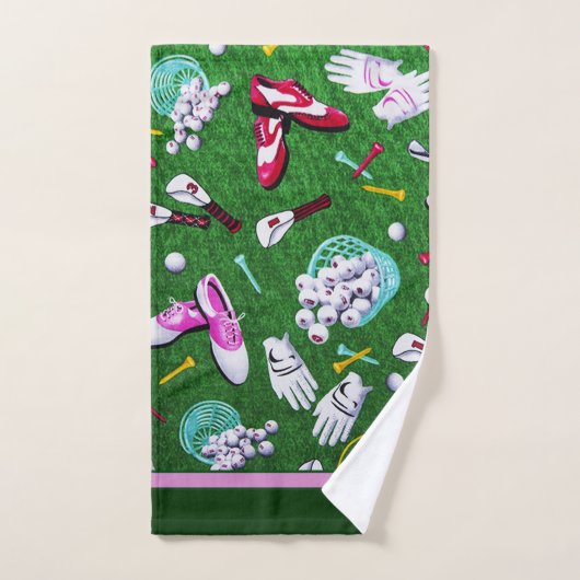 The Time Girly Golf (Serviette à main)