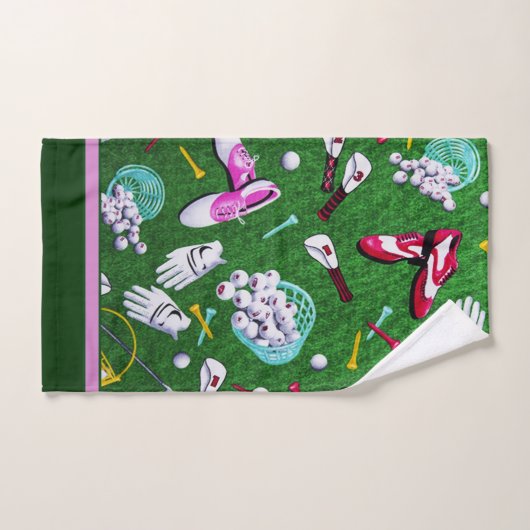 The Time Girly Golf (Serviette à main)