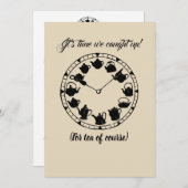 Thé-time invitation aux amateurs de thé (Devant / Derrière)