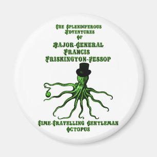 The Time Traveling Gentleman Octopus Magneet