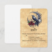 The Timeless Nocturne: Celestial Raven RSVP (Devant / Derrière)