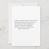 The Timeless Nocturne: Clockwork Heart Invitation (Dos)