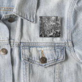 The Times, Bord I, 1762 Vierkante Button 5,1 Cm (In situ)