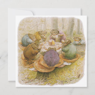 The Toads' Tea Party (door Beatrix Potter) Kaart
