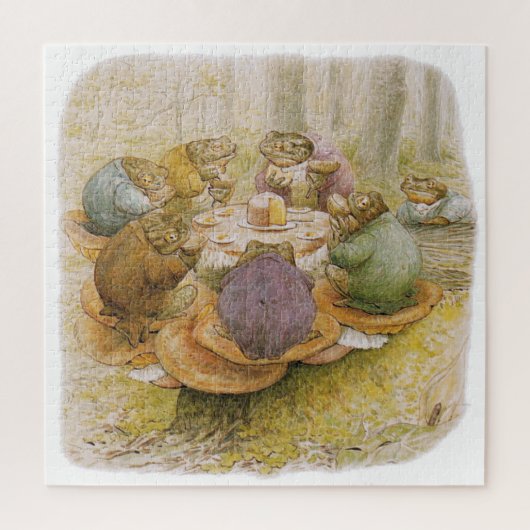 The Toads' Tea Party (door Beatrix Potter) Legpuzzel (Verticaal)