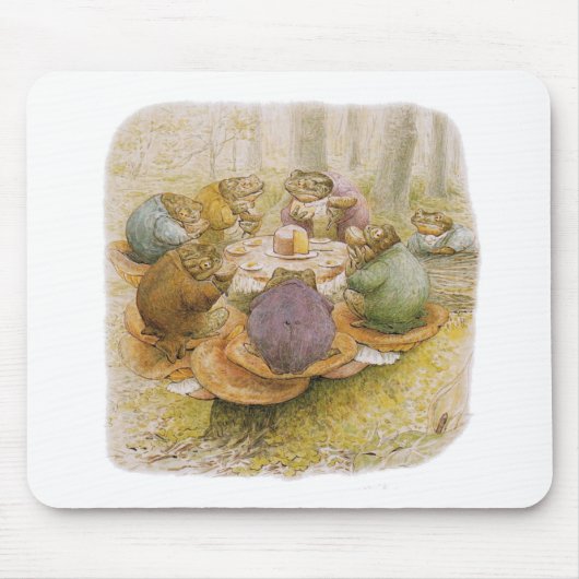 The Toads' Tea Party (door Beatrix Potter) Muismat (Voorkant)