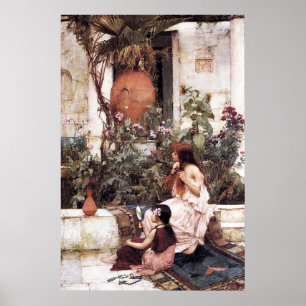 The Toilet, door John William Waterhouse - 1889 Poster