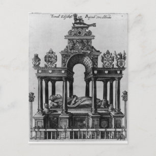 The Tomb of Elizabeth I, 1620 Briefkaart