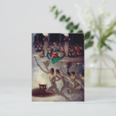 The Torch Race, Grecian Olympics Olympische Spelen Informatiekaartje (Staand voorkant)