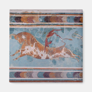 The Toreador Fresco, Knossos Palace, Kreta Magneet