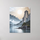 The Tower of Eternal Silence Canvas Afdruk (Voorkant)