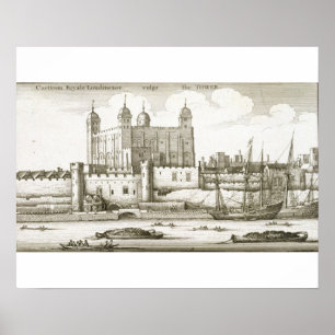 The Tower of London, 1647 (graving) Poster