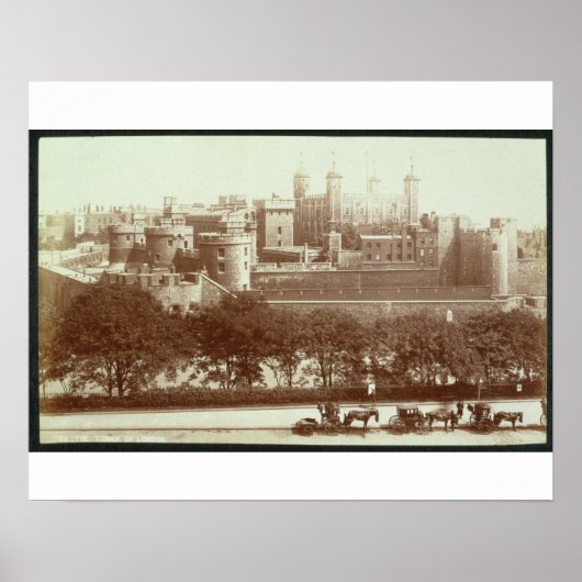 The Tower of London (foto sepia) Poster (Voorkant)