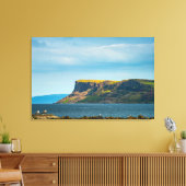 The Towering Bastion of Fair Head Canvas Afdruk (Insitu (Woonkamer))