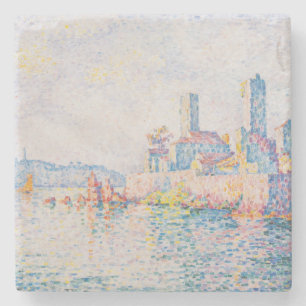 The Towers of Antibes (door Paul Signac) Stenen Onderzetter