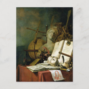 The Transience of All Earthly Des, c.1660 Briefkaart