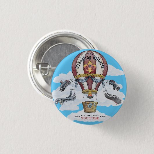 The Traveling Gilberts Button (Voorkant /achterkant)